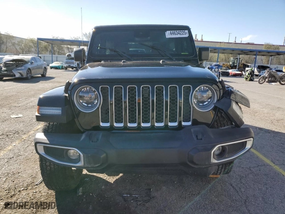 2022 Jeep Wrangler Unlimited Sahara with VIN 1C4HJXEN3NW159273, listed as a Copart auction lot 44634225 with 24,548 mi miles and Salvage Title. Bid and sale history available at carsss.com. Image 5.
