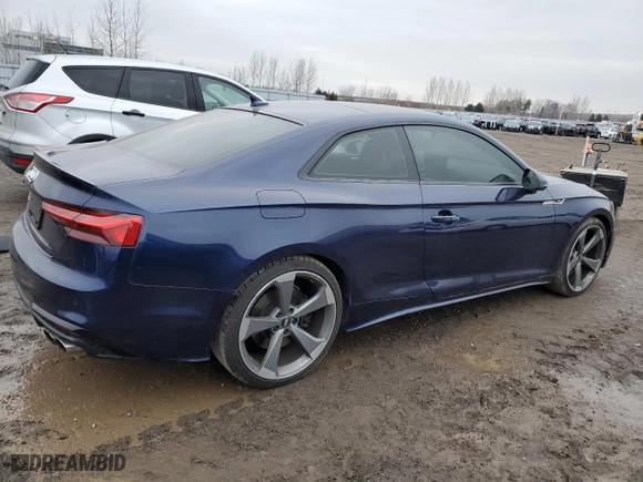 2020 Audi S5 Coupe Prestige with VIN WAUR4AF5XLA006324, listed as a Copart auction lot 85052394 with 110,000 mi miles and Clean Title. Bid and sale history available at carsss.com. Image 3.