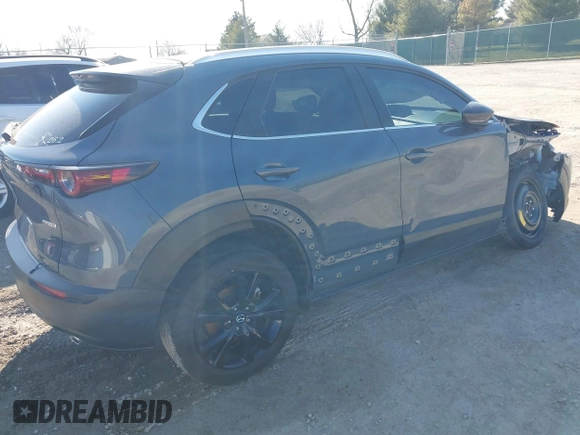 2023 Mazda CX-30 2.5 S Preferred Package with VIN 3MVDMBCMXPM514086, listed as a IAAI auction lot 41757973 with 27,555 mi miles. Bid and sale history available at carsss.com. Image 4.