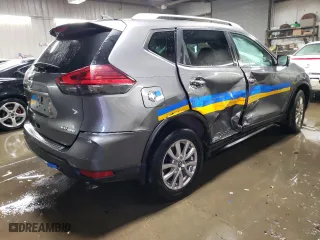 2017 Nissan Rogue SL with VIN 5N1AT2MV4HC880378, listed as a Copart auction lot 45727115 with 31,217 mi miles and Salvage Title. Bid and sale history available at carsss.com. Image 3.
