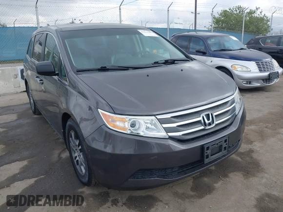 2011 Honda Odyssey EX-L with VIN 5FNRL5H61BB072124, listed as a IAAI auction lot 42115299 with 155,086 mi miles and . Bid and sale history available at DreamBid. Image 1.