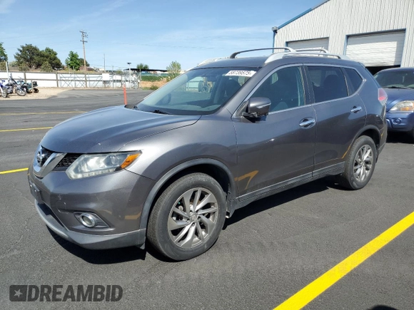 2015 Nissan Rogue SL с VIN 5N1AT2MV4FC849905, выставлен на аукционе Copart как лот 58739575 с пробегом 131 213 миль миль и Списание • Salvage title. История ставок и продаж доступна на DreamBid. Изображение 1.