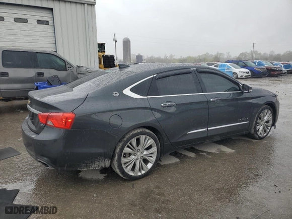 2015 Chevrolet Impala LTZ with VIN 2G1165S34F9165130, listed as a Copart auction lot 50248495 with 172,066 mi miles and Salvage Title. Bid and sale history available at carsss.com. Image 3.