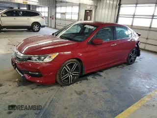 2016 Honda Accord Sport with VIN 1HGCR2F56GA137046, listed as a Copart auction lot 57319325 with 140,401 mi miles and Salvage title. Bid and sale history available at DreamBid. Image 1.