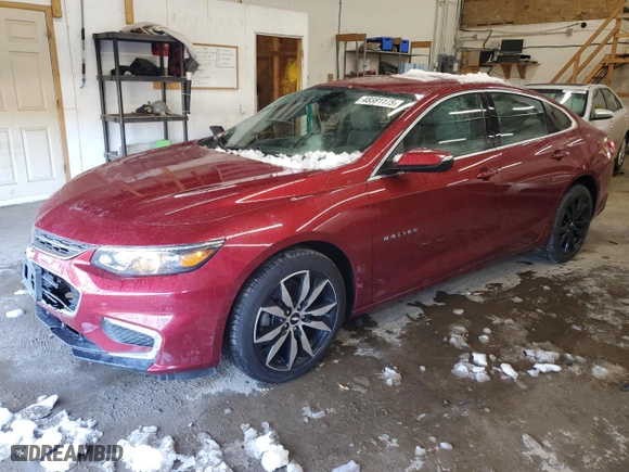 2018 Chevrolet Malibu LT with VIN 1G1ZD5ST5JF292574, listed as a Copart auction lot 48381175 with 74,357 mi miles and Salvage Title. Bid and sale history available at carsss.com. Image 1.