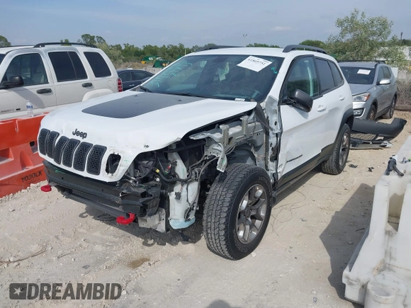 2019 Jeep Cherokee Trailhawk Elite with VIN 1C4PJMBN3KD487461, listed as a IAAI auction lot 41869751 with 91,197 mi miles and . Bid and sale history available at DreamBid. Image 18.