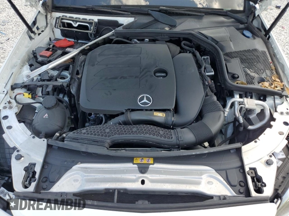 2021 Mercedes-Benz C 300 with VIN W1KWF8DBXMR610630, listed as a Copart auction lot 50550545 with 44,072 mi miles and Non Repairable. Bid and sale history available at carsss.com. Image 11.