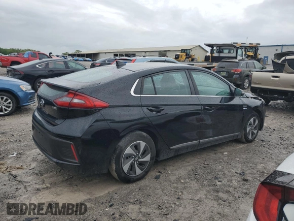 2019 Hyundai Ioniq SEL with VIN KMHC75LC8KU106716, listed as a Copart auction lot 53652815 with 49,948 mi miles and Salvage Title. Bid and sale history available at DreamBid. Image 3.