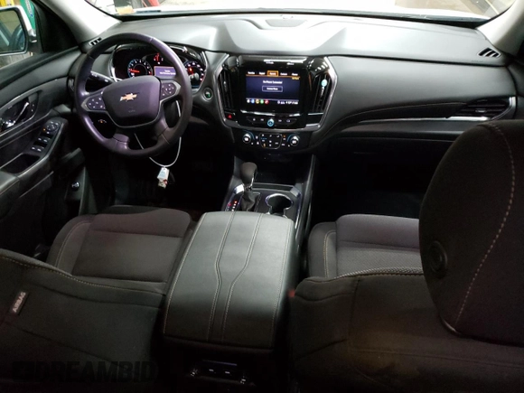 2021 Chevrolet Traverse LT Cloth with VIN 1GNEVGKW4MJ264945, listed as a Copart auction lot 61540324 with 35,741 mi miles and Salvage Title. Bid and sale history available at carsss.com. Image 8.