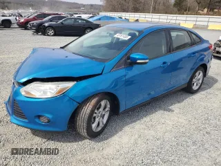 2013 Ford Focus SE with VIN 1FADP3F20DL112573, listed as a Copart auction lot 49161485 with 102,028 mi miles and Salvage Title. Bid and sale history available at carsss.com. Image 1.