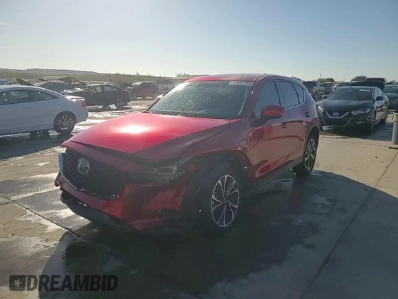 2022 Mazda CX-5 2.5 S Premium Plus Package with VIN JM3KFBEM0N1548636, listed as a Copart auction lot 77492254 with 22,220 mi miles and Non Repairable. Bid and sale history available at carsss.com. Image 15.