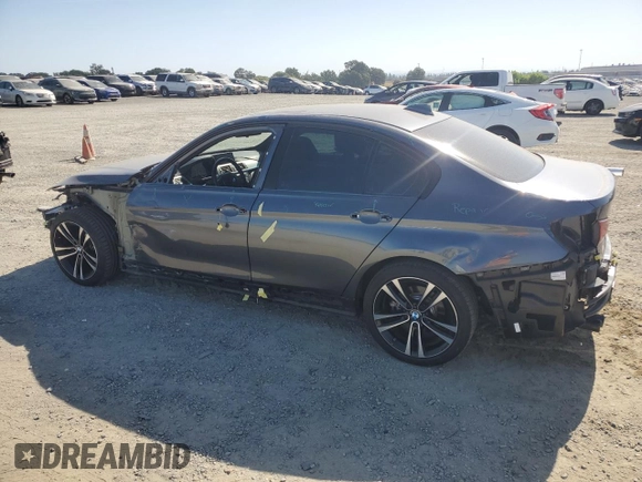 2018 BMW 3 Series 330i with VIN WBA8B9G54JNU95856, listed as a Copart auction lot 58526465 with 93,746 mi miles and Salvage title. Bid and sale history available at DreamBid. Image 2.