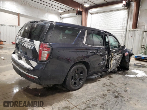 2021 Chevrolet Tahoe Commercial with VIN 1GNSKLED5MR479380, listed as a Copart auction lot 45630525 with 63,426 mi miles and Salvage title. Bid and sale history available at DreamBid. Image 3.