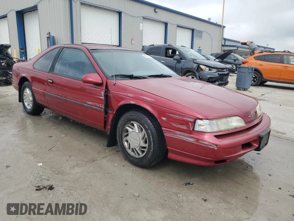 1993 Ford Thunderbird z VIN 1FAPP624XPH165181, wystawiony jako Copart lot #56587485 z przebiegiem 78 273 mil mil oraz Szkoda całkowita • Salvage title. Historia ofert i sprzedaży dostępna na DreamBid. Obrazek 4.