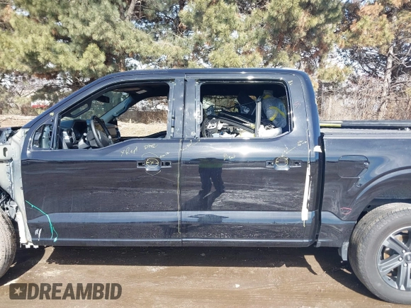 2023 Ford F-150 XL with VIN 1FTFW1E86PKF25964, listed as a IAAI auction lot 41472620 with 49,438 mi miles. Bid and sale history available at carsss.com. Image 15.