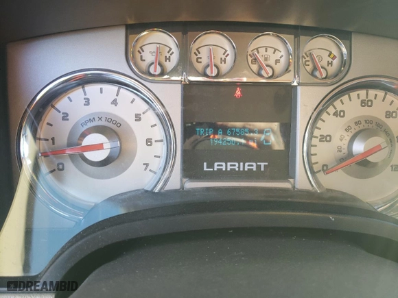 2010 Ford F-150 XL with VIN 1FTFW1EV7AFD78396, listed as a Copart auction lot 46100785 with 194,250 mi miles and Salvage Title. Bid and sale history available at carsss.com. Image 9.