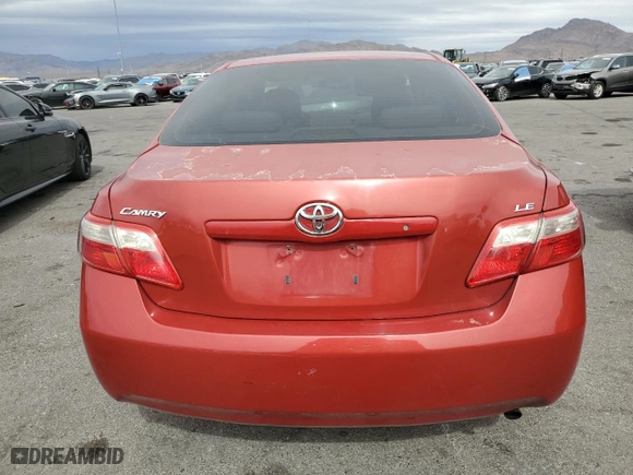 2008 Toyota Camry LE with VIN 4T4BE46K68R039255, listed as a Copart auction lot 47988665 with 169,707 mi miles and Salvage Title. Bid and sale history available at carsss.com. Image 6.