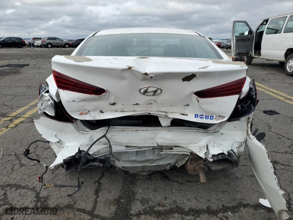 2019 Hyundai Elantra SE with VIN 5NPD74LF8KH477446, listed as a Copart auction lot 73369324 with 69,068 mi miles and Salvage Title. Bid and sale history available at carsss.com. Image 6.