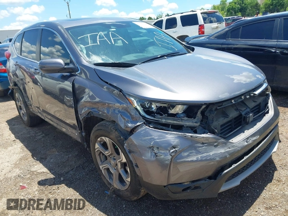 2019 Honda CR-V EX z VIN 7FARW1H58KE027824, wystawiony jako IAAI lot #42381140 z przebiegiem 96 241 mil mil oraz . Historia ofert i sprzedaży dostępna na DreamBid. Obrazek 1.