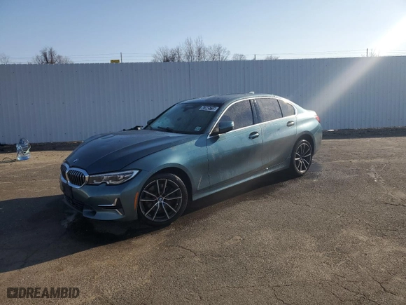 2020 BMW 3 Series 330i xDrive with VIN WBA5R7C06LFH43067, listed as a Copart auction lot 47845715 with 0 mi miles and Clean Title. Bid and sale history available at carsss.com. Image 1.