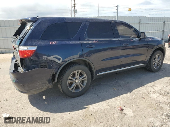 2013 Dodge Durango SXT with VIN 1C4RDHAG3DC504620, listed as a Copart auction lot 58074315 with 232,702 mi miles and Salvage title. Bid and sale history available at DreamBid. Image 3.