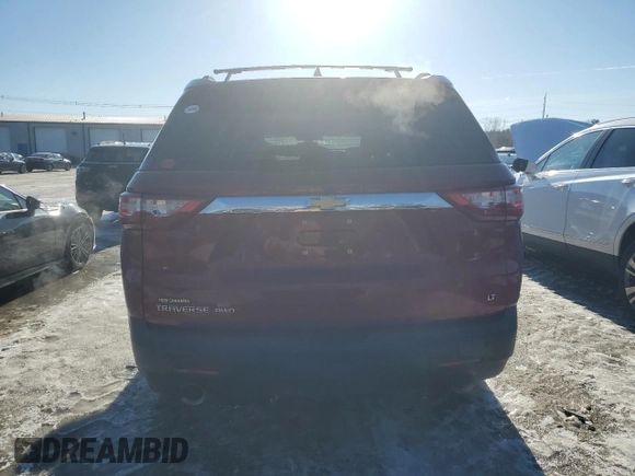 2019 Chevrolet Traverse LT Cloth with VIN 1GNEVGKW0KJ203170, listed as a Copart auction lot 43367475 with 107,308 mi miles and Salvage Title. Bid and sale history available at carsss.com. Image 6.