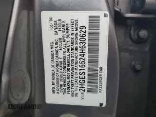 2004 Honda Civic LX z VIN 2HGES16524H630629, wystawiony jako Copart lot #55741345 z przebiegiem 128 216 mil mil oraz Czysty tytuł • Clean title. Historia ofert i sprzedaży dostępna na DreamBid. Obrazek 12.