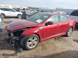 2011 Kia Optima EX with VIN KNAGN4A74B5057825, listed as a IAAI auction lot 41423999 with 1 mi miles. Bid and sale history available at carsss.com. Image 16.