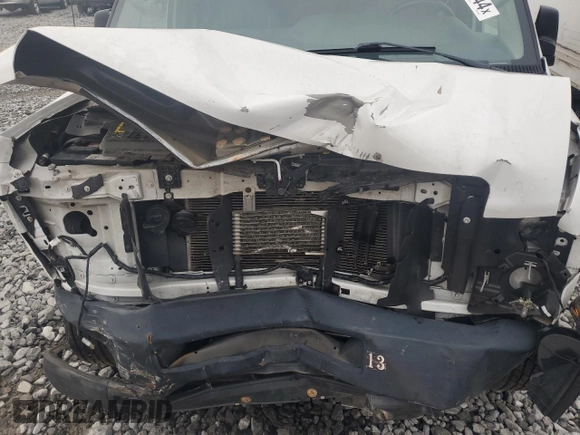 2014 Ford Econoline Cargo Commercial with VIN 1FTNE1EL0EDA86524, listed as a Copart auction lot 84254944 with 82,593 mi miles and Salvage Title. Bid and sale history available at carsss.com. Image 7.