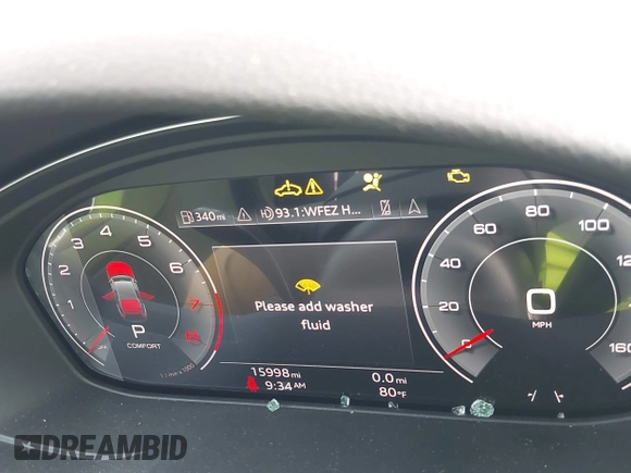 2023 Audi A5 Sportback S line Premium Plus z VIN WAUFACF56PA038023, wystawiony jako IAAI lot #42074137 z przebiegiem 15 998 mil mil oraz . Historia ofert i sprzedaży dostępna na DreamBid. Obrazek 7.