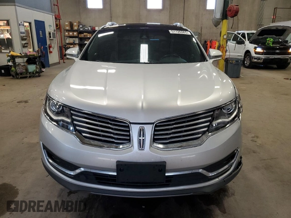 2017 Lincoln MKX Reserve with VIN 2LMPJ8LR7HBL51633, listed as a Copart auction lot 51126965 with 76,307 mi miles and Salvage Title. Bid and sale history available at carsss.com. Image 5.