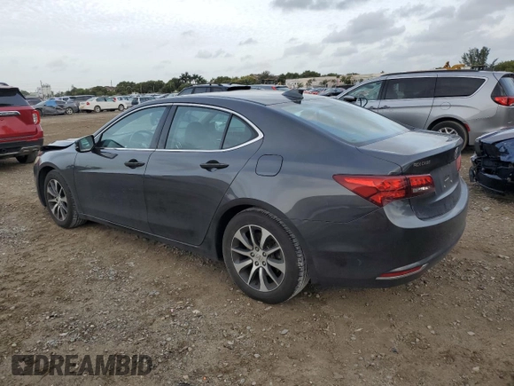 2015 Acura TLX Tech with VIN 19UUB1F5XFA012407, listed as a Copart auction lot 37215744 with 35,423 mi miles. Bid and sale history available at carsss.com. Image 2.