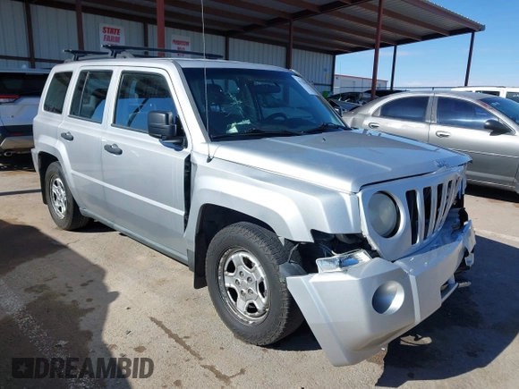 2010 Jeep Patriot Sport with VIN 1J4NT2GB1AD519675, listed as a IAAI auction lot 41321426 with 239,093 mi miles. Bid and sale history available at carsss.com. Image 1.
