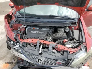 2013 Honda Civic Si with VIN 2HGFG4A53DH705255, listed as a Copart auction lot 55443595 with 107,851 mi miles and Salvage title. Bid and sale history available at DreamBid. Image 11.
