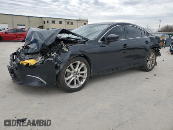 2017 Mazda Mazda6 Touring with VIN JM1GL1V53H1105492, listed as a Copart auction lot 89200735 with 0 mi miles and Salvage Title. Bid and sale history available at carsss.com. Image 1.