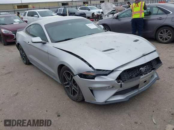 2019 Ford Mustang EcoBoost with VIN 1FA6P8TH8K5172035, listed as a IAAI auction lot 41527251 with 93,549 mi miles and . Bid and sale history available at carsss.com. Image 1.