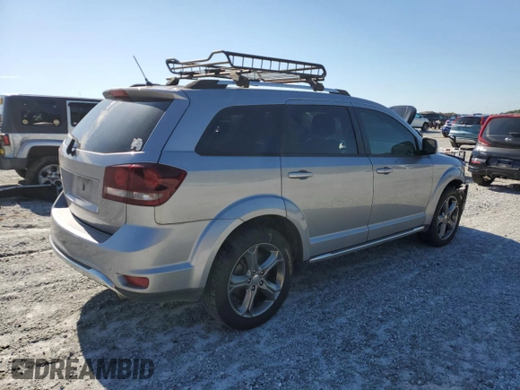 2017 Dodge Journey Crossroad Plus z VIN 3C4PDCGG1HT510640, wystawiony jako Copart lot #55703315 z przebiegiem 134 442 mil mil oraz Szkoda całkowita • Salvage title. Historia ofert i sprzedaży dostępna na DreamBid. Obrazek 3.
