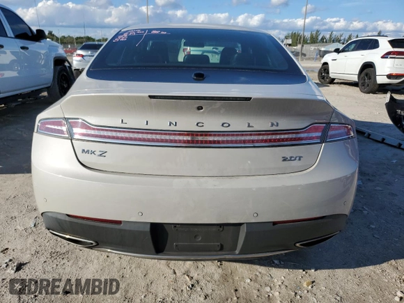 2020 Lincoln MKZ Standard with VIN 3LN6L5A95LR612884, listed as a Copart auction lot 46570565 with 34,033 mi miles and Salvage Title. Bid and sale history available at DreamBid. Image 6.