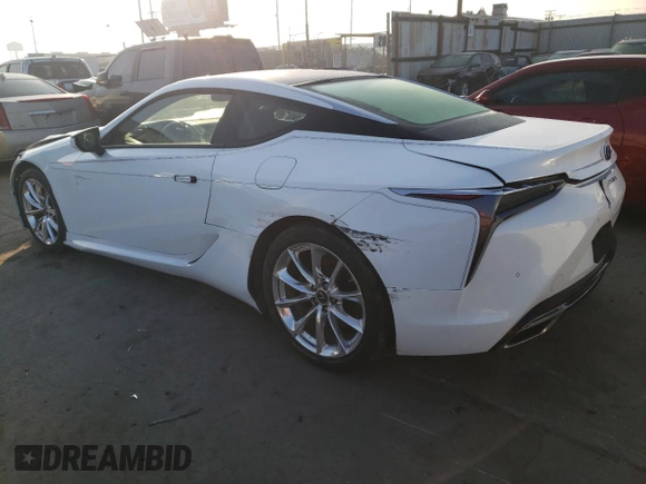 2018 Lexus LC 500h z VIN JTHHP5AY4JA001016, wystawiony jako Copart lot #85480424 z przebiegiem Nie podano mil oraz Szkoda całkowita • Salvage title. Historia ofert i sprzedaży dostępna na DreamBid. Obrazek 2.