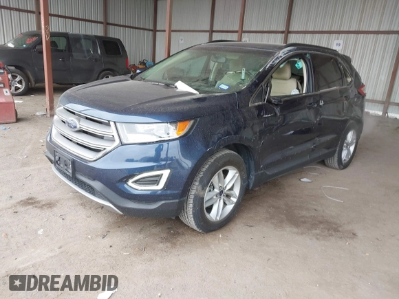 2017 Ford Edge SEL with VIN 2FMPK3J83HBB88338, listed as a IAAI auction lot 41623535 with 39,160 mi miles. Bid and sale history available at carsss.com. Image 2.