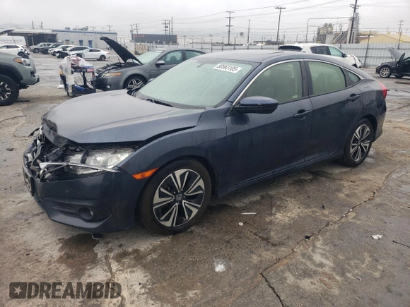 2018 Honda Civic EX-T z VIN JHMFC1F32JX006088, wystawiony jako Copart lot #50563105 z przebiegiem 117 744 mil mil oraz Szkoda całkowita • Salvage title. Historia ofert i sprzedaży dostępna na DreamBid. Obrazek 1.