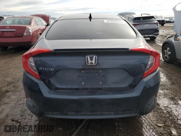 2016 Honda Civic Sedan EX-L with VIN 19XFC1F73GE022605, listed as a Copart auction lot 47203575 with 176,936 mi miles and Salvage Title. Bid and sale history available at carsss.com. Image 6.