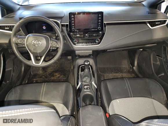 2021 Toyota Corolla Hatchback XSE with VIN JTNA4MBE0M3107347, listed as a Copart auction lot 41522465 with 25,947 mi miles and Salvage Title. Bid and sale history available at carsss.com. Image 8.