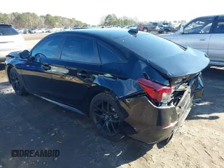 2025 Honda Civic Sport with VIN 2HGFE2F51SH525286, listed as a IAAI auction lot 41592317 with 3,554 mi miles and . Bid and sale history available at DreamBid. Image 3.