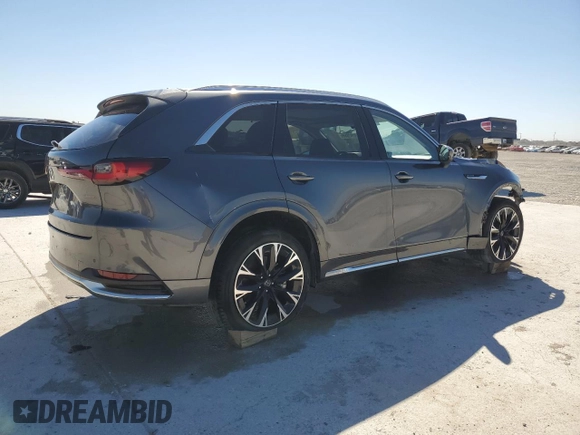 2024 Mazda CX-90 3.3 Turbo S with VIN JM3KK1HC7R1122618, listed as a Copart auction lot 49292855 with 30,233 mi miles and Salvage Title. Bid and sale history available at carsss.com. Image 3.