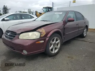 2001 Nissan Maxima GXE z VIN JN1CA31D91T831187, wystawiony jako Copart lot #72222434 z przebiegiem 138 438 mil mil oraz Szkoda całkowita • Salvage title. Historia ofert i sprzedaży dostępna na DreamBid. Obrazek 1.