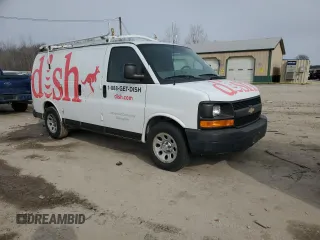 2013 Chevrolet Express Cargo Van with VIN 1GCSGAFX9D1127845, listed as a Copart auction lot 46271965 with 230,407 mi miles and Clean Title. Bid and sale history available at carsss.com. Image 4.