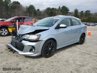 2017 Chevrolet Sonic LT with VIN 1G1JD5SBXH4171498, listed as a Copart auction lot 45558755 with 88,423 mi miles and Non Repairable. Bid and sale history available at carsss.com. Image 1.