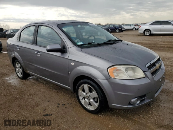 2008 Chevrolet Aveo LT with VIN KL1TG56688B068278, listed as a Copart auction lot 54069525 with 161,017 mi miles and Salvage title. Bid and sale history available at DreamBid. Image 4.