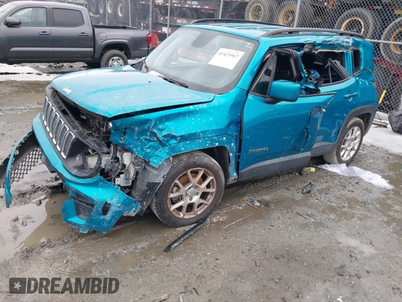 2020 Jeep Renegade Altitude with VIN ZACNJABB0LPL78967, listed as a IAAI auction lot 41423967 with 67,090 mi miles and . Bid and sale history available at DreamBid. Image 16.